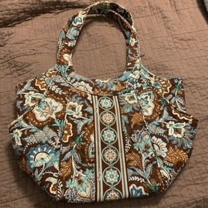 Vera Bradley purse - brown/blue